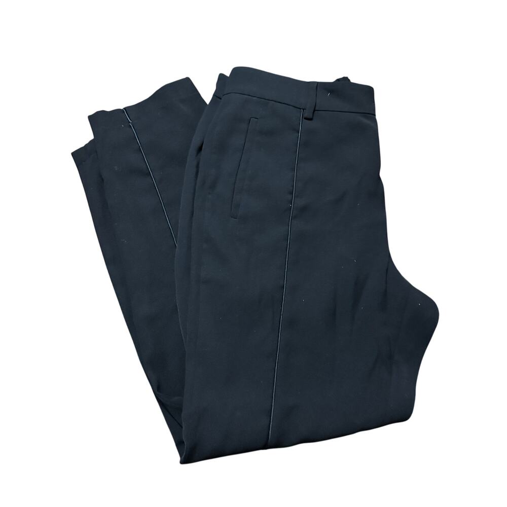 Vince. Dress Pants Size L Black High-Rise Straight Leg trousers Business